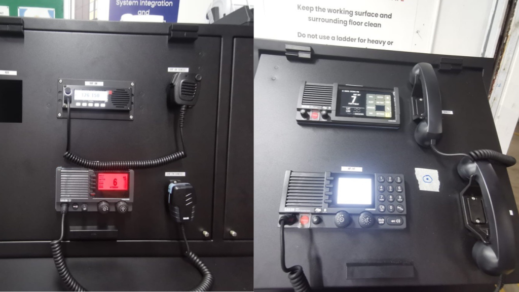 VHF & UHF Radio Integration with GMDSS
